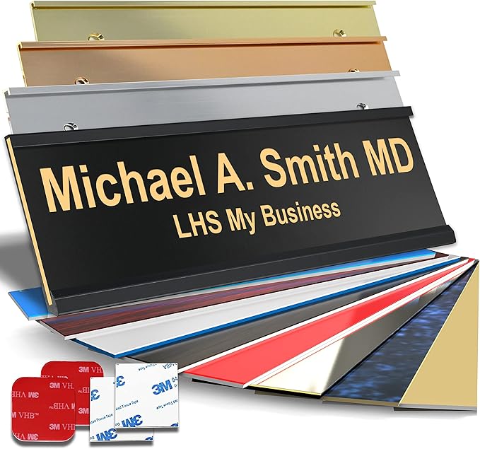 Custom Name Plate for Doors, by LHS+My+Business