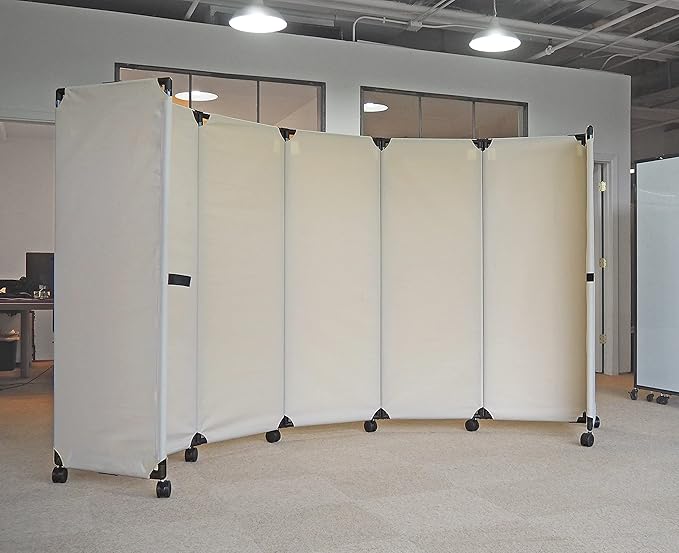 Versare MP10 Portable Folding Wall Partition | Economical 5 Panel Design | - Image 6