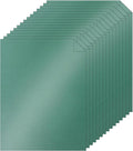 Silunkia 100 Sheets Christmas Green Shimmer Cardstock 8.5 x 11 Craft Paper by Silunkia