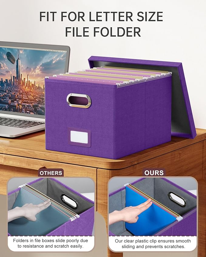 Oterri File Organizer, File Box, File Cabinet - Image 4