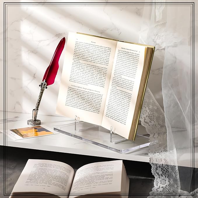Jetec Acrylic Book Stand Clear Easel Stand - Image 4