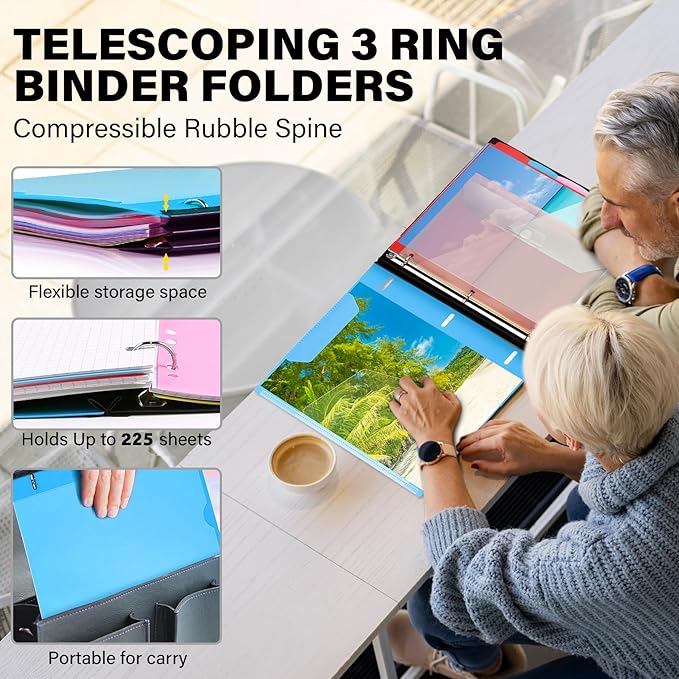 WOT I Telescoping Project Organizer, Refillable Binder - Image 2