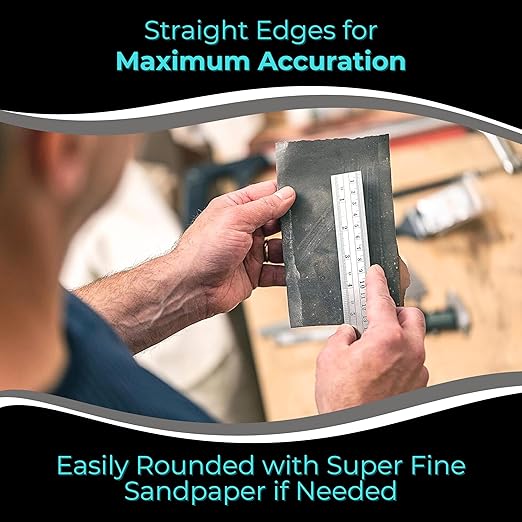 6 Inch Metal Ruler Bulk Set - Image 8