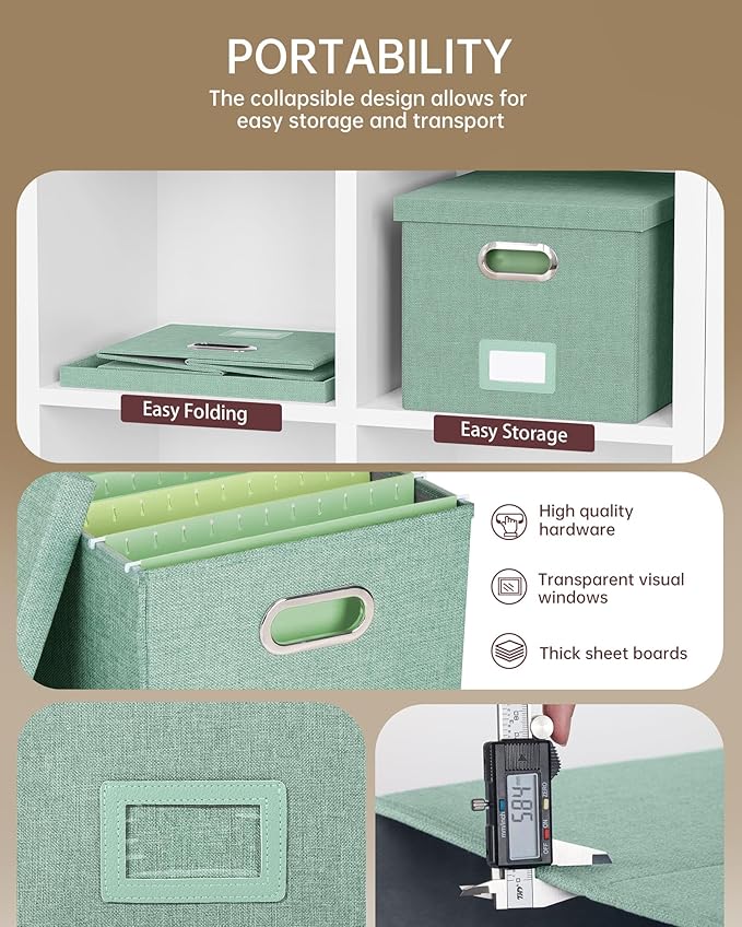 Oterri File Organizer, File Box, File Cabinet - Image 2