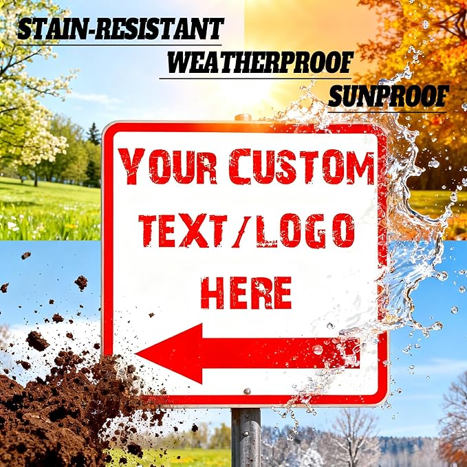 Custom Square Right Arrow Signs - Image 3