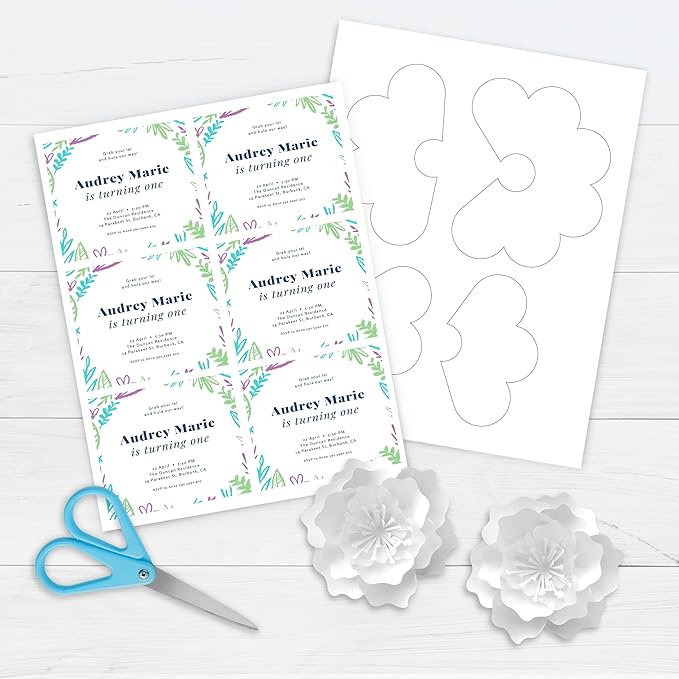 PrintWorks White Cardstock 8.5" x 11" - 67 lb/147 gsm Vellum Bristol - 250 - Image 6
