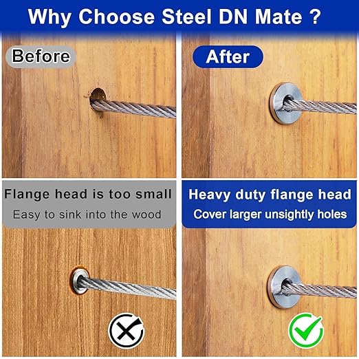 Steel DN Mate 120 Pack Stainless Steel Protector Sleeves - Image 3
