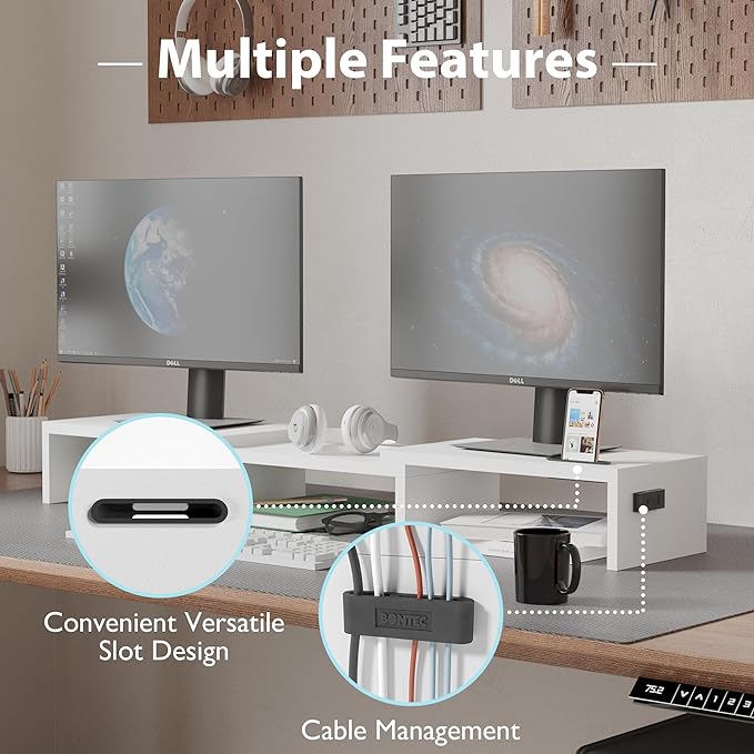 BONTEC Dual Monitor Stand Riser - Image 6