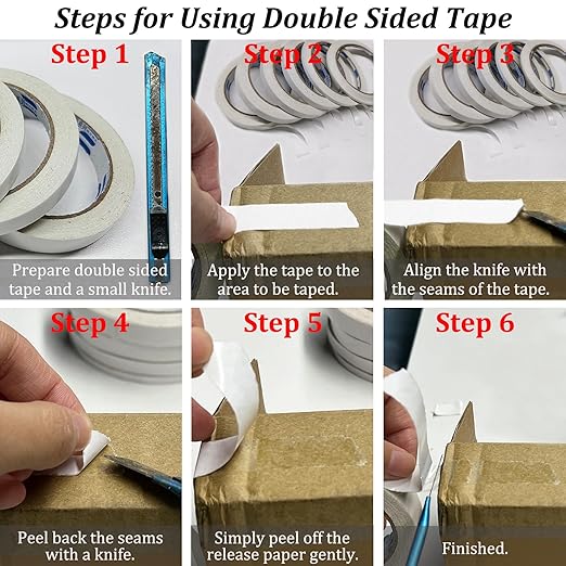 Double-Sided Fabric Tape, Hem Tape No Sew Double Sided Tape - Image 6