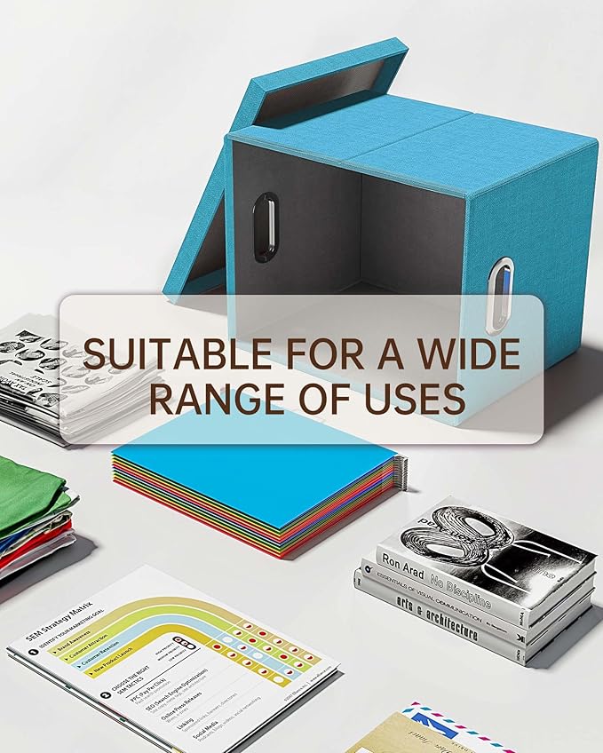 2 Pack File Storage Organizer, Document Organizer, Portable File Box - Image 5