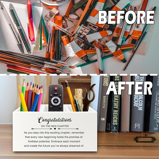 XPH Congratulations Gift Pen Pencil Holder Organizer - Image 6