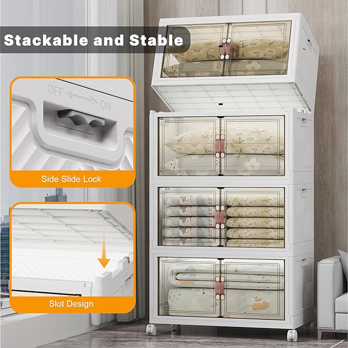 UAMFURI Extra Large Stackable Storage Bins - Image 6