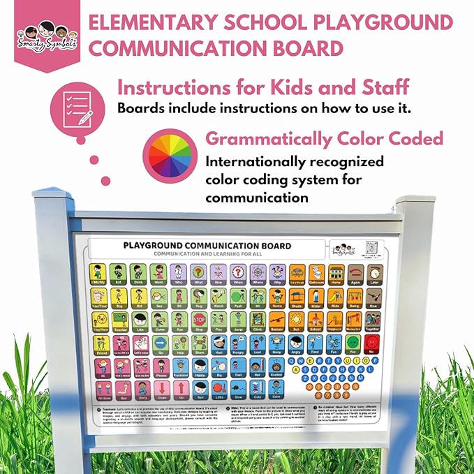 Weather-Proof Aluminum School Playground Communication Board - Image 3