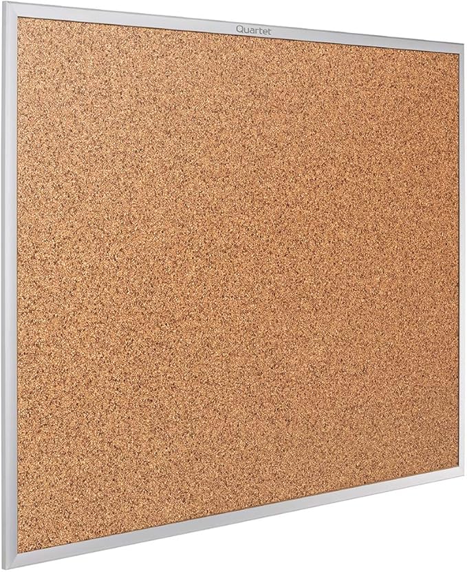 Quartet Standard Aluminum Frame Cork Bulletin Board, 60” x 36” - Image 4
