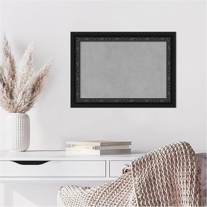 Amanti Art Black Framed Magnetic Board 16x22 Small Vision Board - Image 7