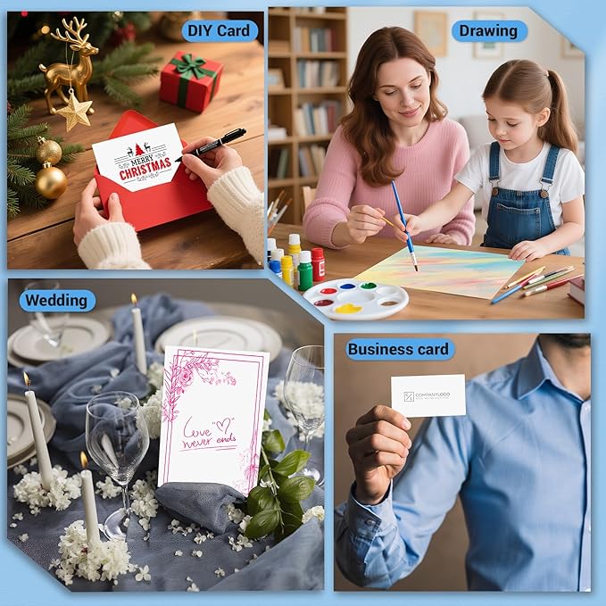 Cardstock Paper, 120 Sheets Card Stock, 200GSM Thick Printer Paper 8.5x11 - Image 7
