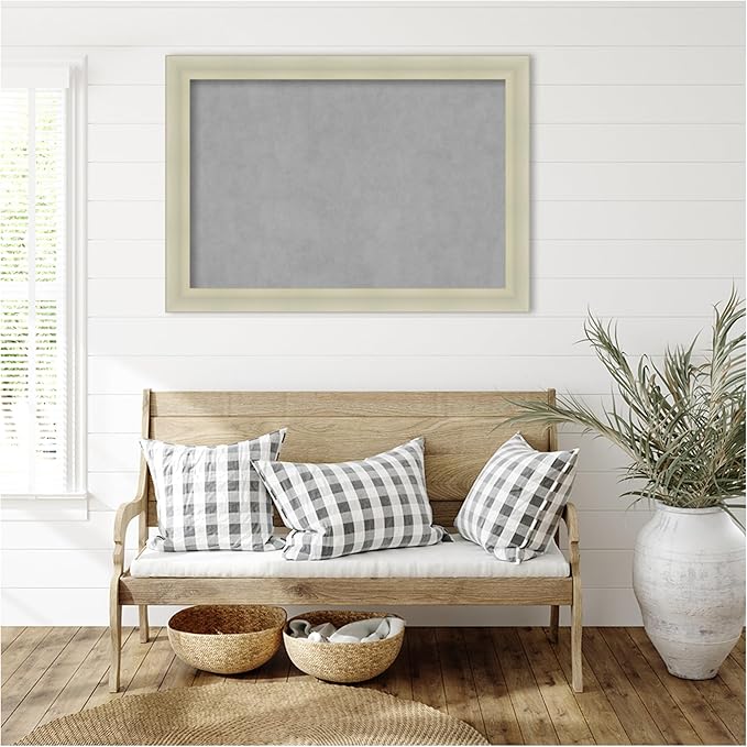 Amanti Art Silver Framed Magnetic Board 29x41 Large Vision Board - Image 6