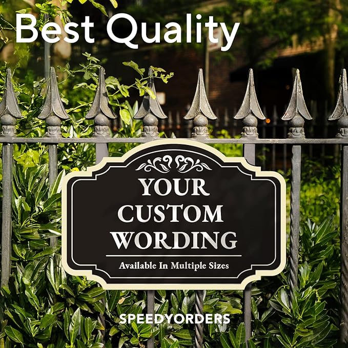 Custom Decorative Outdoor Metal Sign - Image 7