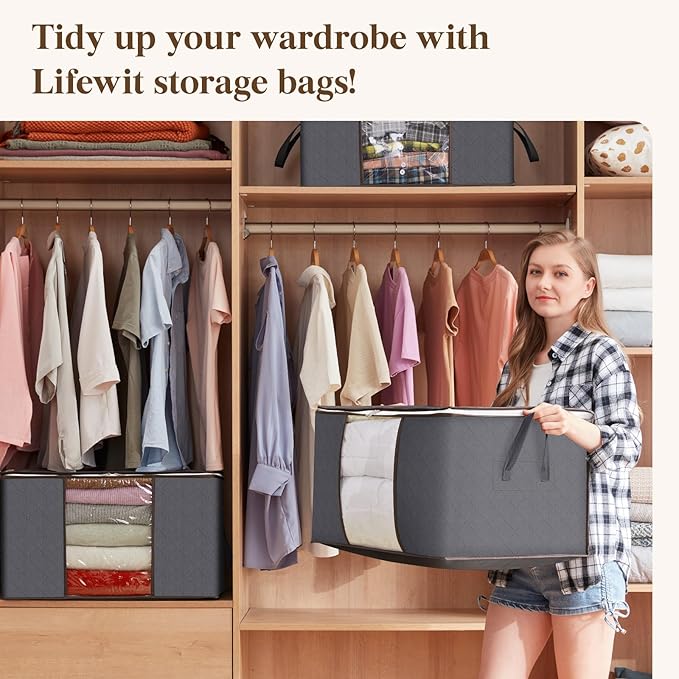 Lifewit 18 Pack Clothes Storage Bins - Image 9