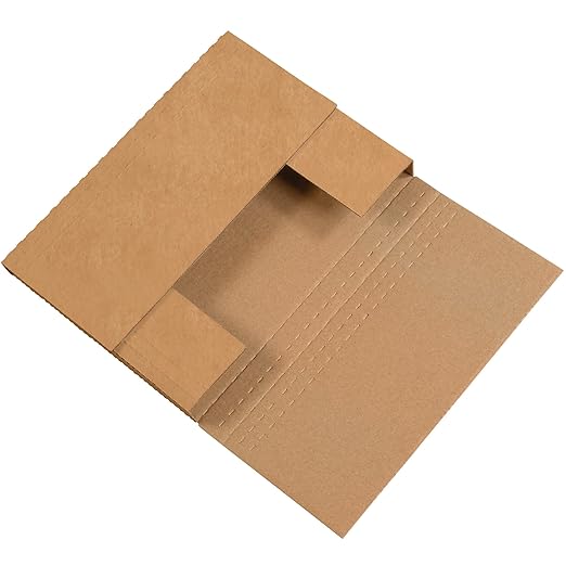 Tape Logic TLM752BFK Easy-Fold Mailers, 7 1/2" x 5 1/2" x 2" by TapeLogic