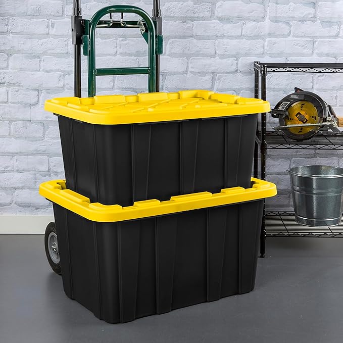Sterilite 6-Pack Industrial Tote, Plastic Storage Container Bins - Image 7