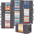 Lifewit 24 Pack Clothes Storage Bins by Lifewit
