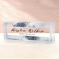 Desk Name Plate Personalized, Custom Name Plate by SalaGraphics