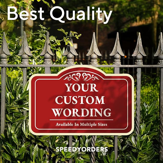 Custom Decorative Outdoor Metal Sign - Image 7
