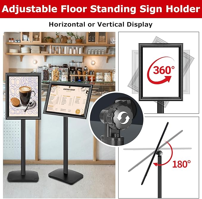 VAIIGO Heavy Duty Sign Holder Stand 11x17 Inch - Image 5