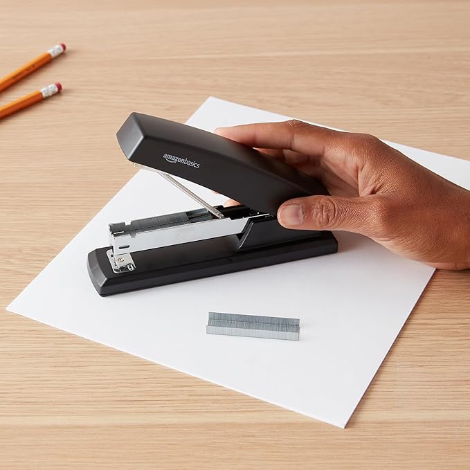 Amazon Basics Stapler with 1000 Staples, Office Stapler, 25 Sheet Capacity - Image 7
