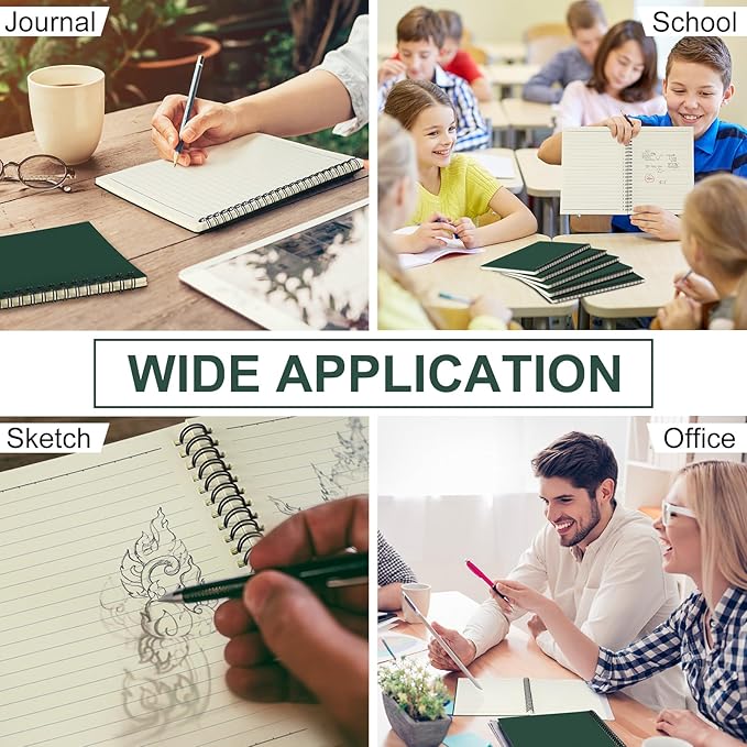Yahenda 108 Pcs Spiral Notebook Bulk A5 Journal Lined 8.3'' x 5.5'' Writing - Image 5