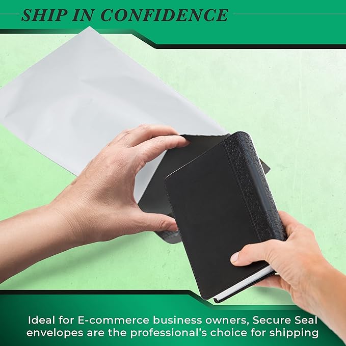 2000 Pack Secure Seal White Poly Mailers - Image 2