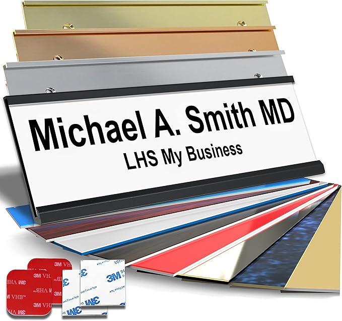 Custom Name Plate for Doors, by LHS+My+Business