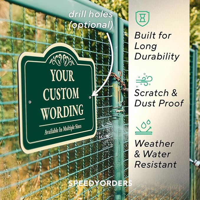 Custom Aluminum Outdoor Sign - Image 6