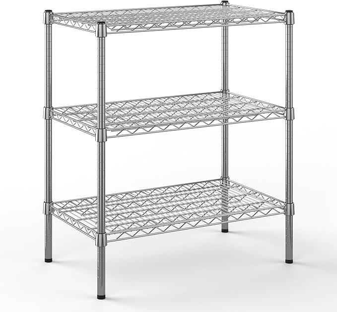 Regal Altair 14" Deep x 30" Wide x 34" Height Wire Shelving Kit | 3-Tier | NSF by Regal+Altair