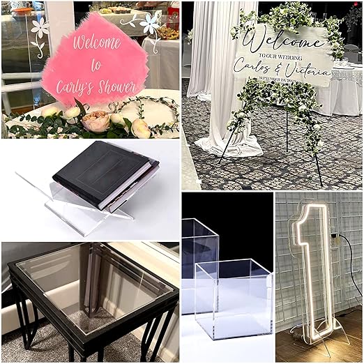 2 Pack 8x12 Inch Acrylic Sheet 1/8" Thick, Cast Acrylic Sheet, - Image 5