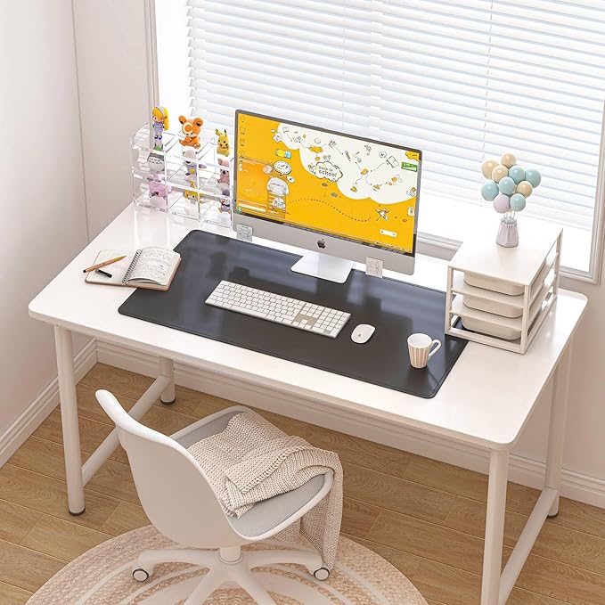 DAWNTREES Desk Mat Protector, PU Leather Desk Pad, Non Slip, Large Mouse Pad - Image 7