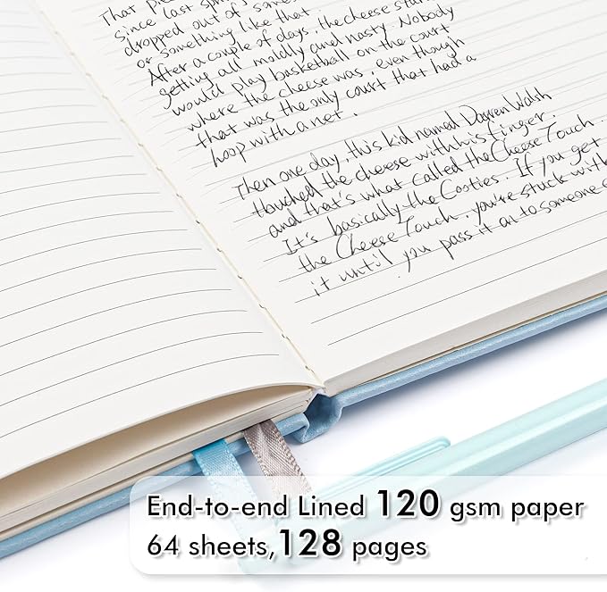 feela 5 Pack Notebooks Journals Bulk, Hardcover Notebook Classic Ruled Lined - Image 3