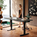 HUANUO Electric Standing Desk, 4 Memory Height Settings, Sit to Stand Up Desk by HUANUO