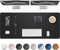 Leather Desk Protector, Large Mouse Pad, Non-Slip Blotter, Waterproof Writing by AFIING