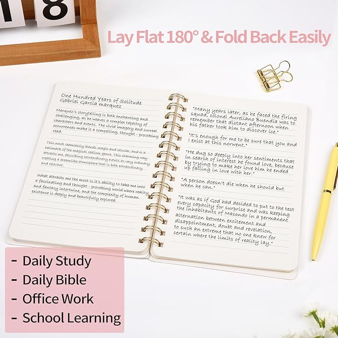 Spiral Notebook-5.75" x 8.125" College Ruled Journal - Image 7