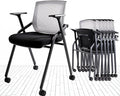 BLANEDUO Conference Room Chairs, Folding Office Desk Chair by BLANEDUO