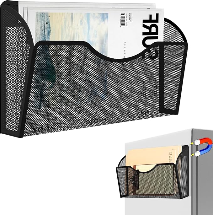 LQPAFZ Magnetic File Holder 1 Pockets File Folder Organizer, Office Hanging - Image 9