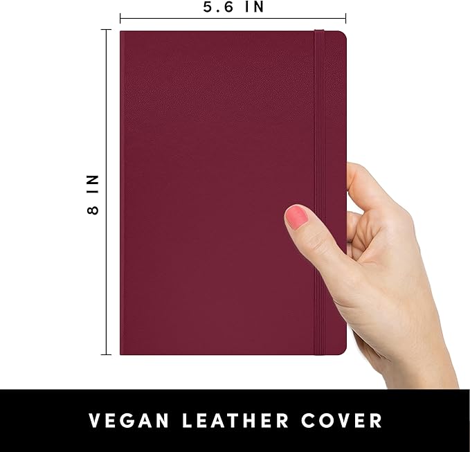 PAPERAGE Blank Journal Notebook, 160 Pages, Medium 5.6 in x 8 in - Image 2