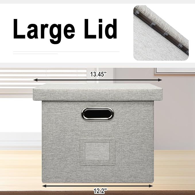 File Organizer Box, Collapsible Storage Filling Collectior - Image 4