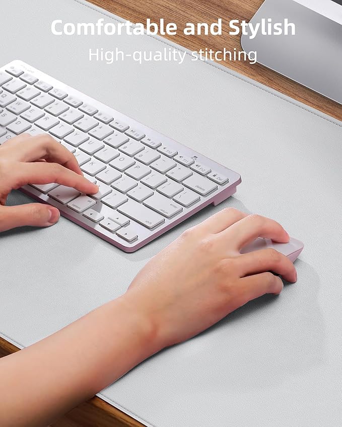 Non-Slip Desk Pad, Mouse Pad, Waterproof PVC Leather Desk Table Protector - Image 3