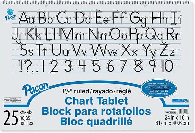 Pacon® Chart Tablet, 1 1/2" Ruled, 25 Sheets - Image 4