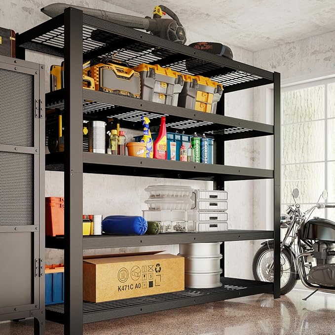ZEUKMXOO Heavy Duty Garage Shelving, 5-Tier Storage Shelves, 3050LBS Capacity - Image 8