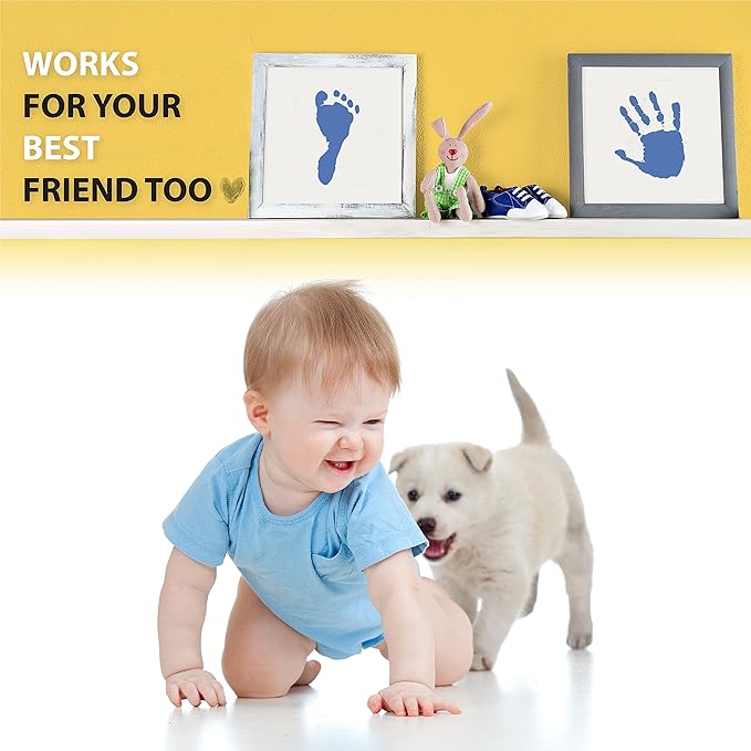 Large Clean Touch Ink Pad for Baby Handprints and Footprints – Inkless Infant - Image 5