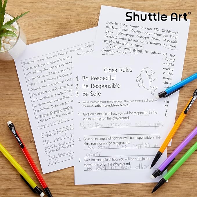 Shuttle Art Mechanical Pencils, 84 Pack Bulk Mechanical Pencils 0.7mm Medium - Image 6